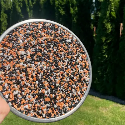 Кам'яний килим Canto Premium — бежевий, білий, мікс кольорів, чорний, мармур